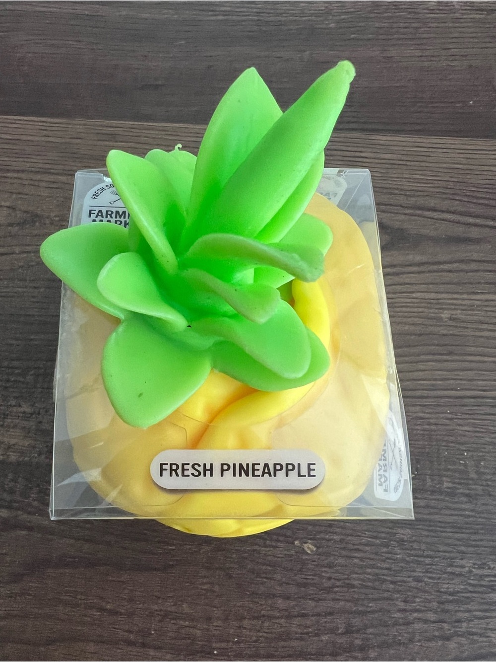 Fresh Pineapple squishy toy. Farmers Market